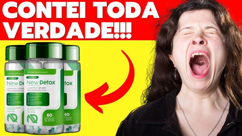 NEW DETOX (⚠️❌✅MEU ALERTA➡️🔴✅) New Detox Funciona - New Detox Emagrece - Como Usar - New Detox Original